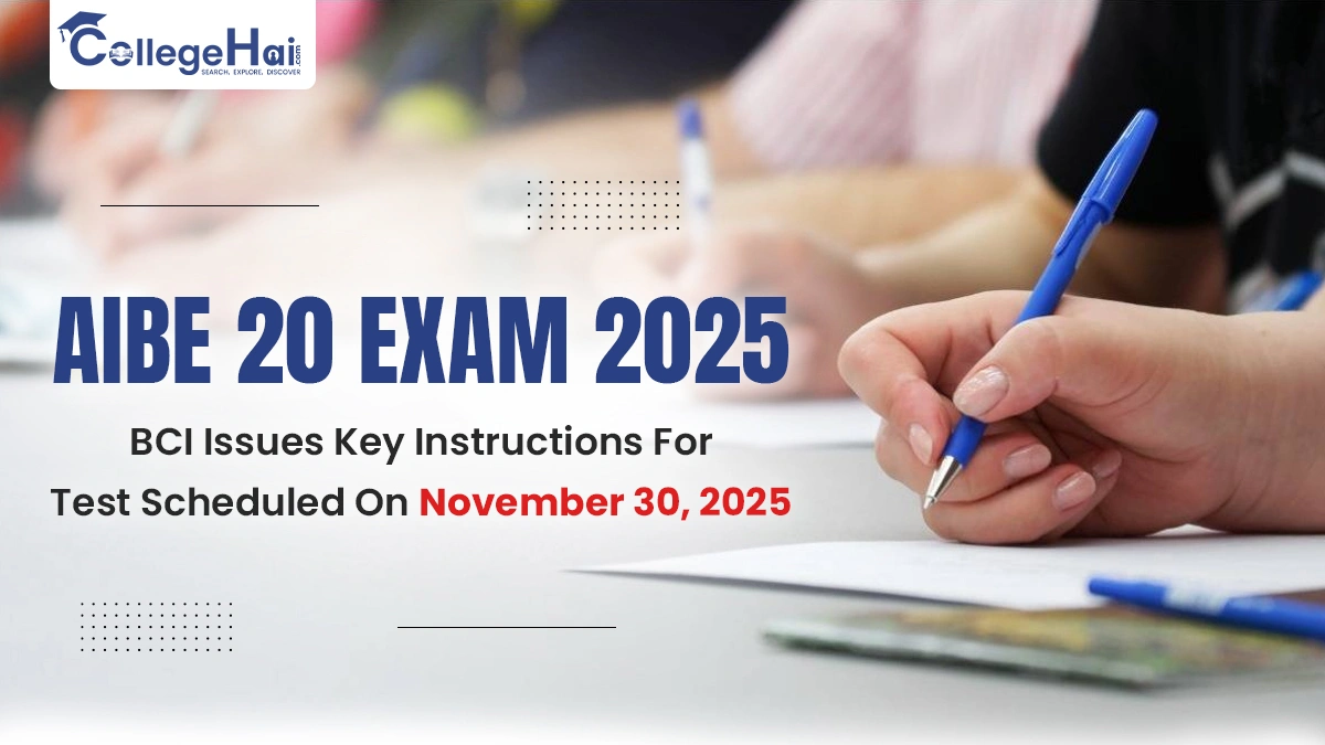 AIBE 20 Exam 2025 Key Instructions Released for November 30 Test.webp